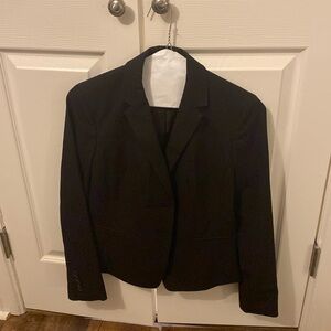 Ann Taylor women’s black pantsuit. Jacket size 2 petite pants size 0 petite